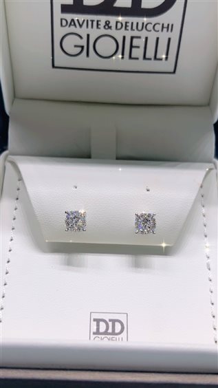 Orecchini Davite & Delucchi Donna in Oro bianco Diamante 0.31 Ct BB009552 - BB009552